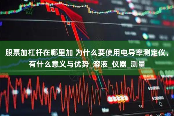 股票加杠杆在哪里加 为什么要使用电导率测定仪,有什么意义与优势_溶液_仪器_测量