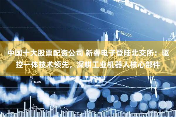 中国十大股票配资公司 新睿电子登陆北交所：驱控一体技术领先，深耕工业机器人核心部件